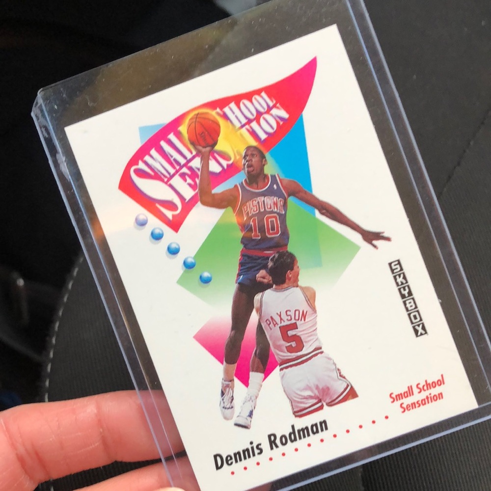 Dennis Rodman basketball cards